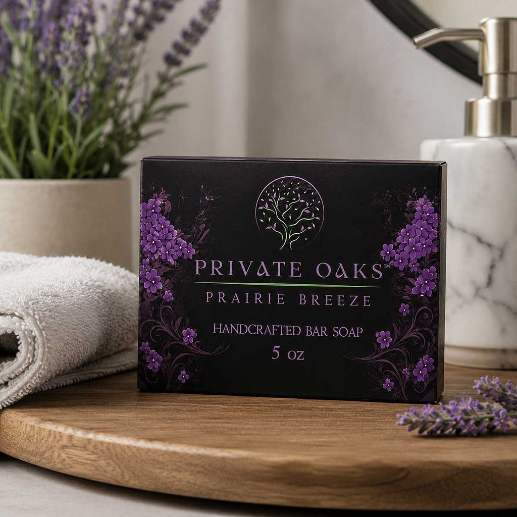 Prairie Breeze Bar Soap | Pack of 3 | 5 oz | Private Oaks Soap Co.