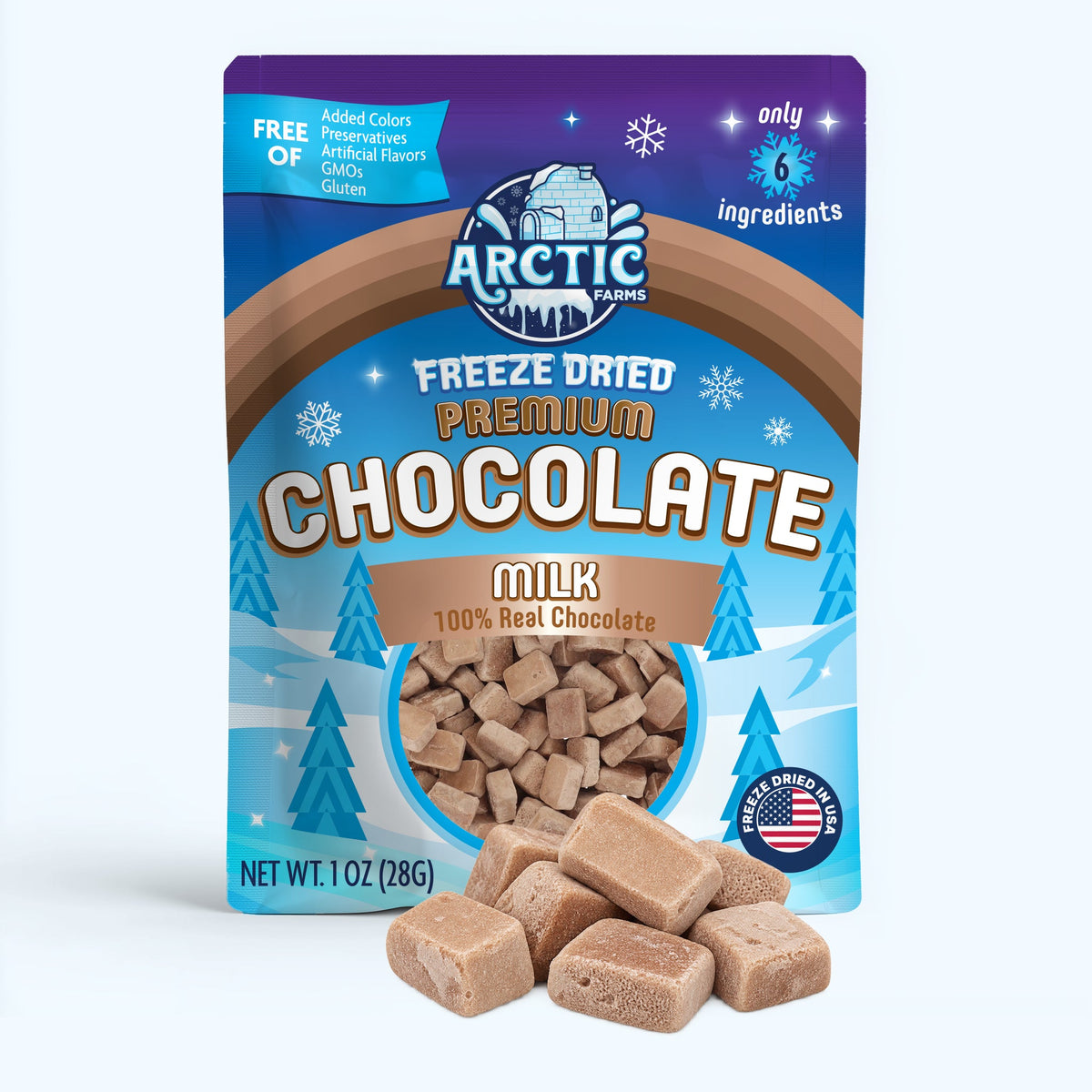 Freeze Dried Premium Belgian Milk Chocolate