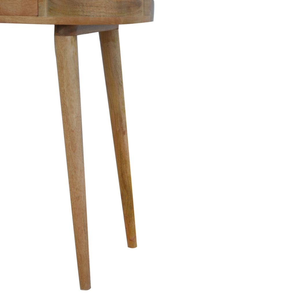 Albion Solid Mango Wood Console – Oak-Ish Finish