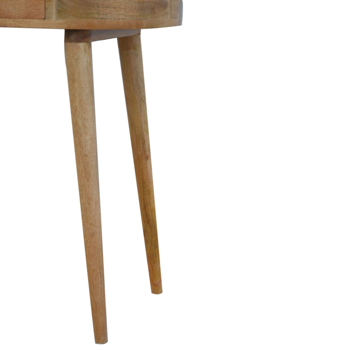 Albion Solid Mango Wood Console – Oak-Ish Finish