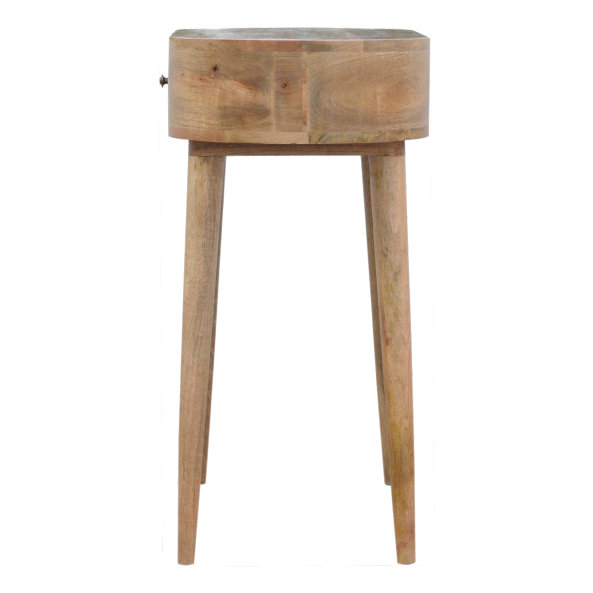 Albion Solid Mango Wood Console – Oak-Ish Finish
