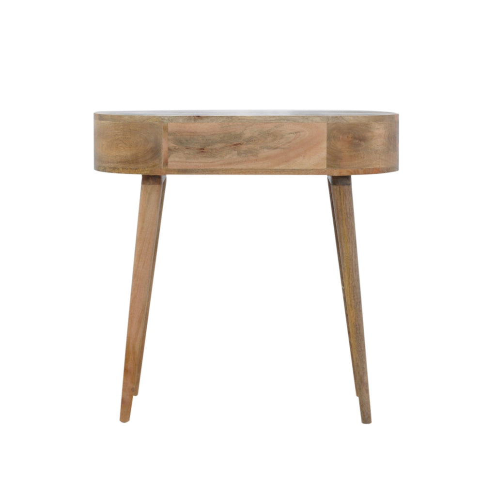Albion Solid Mango Wood Console – Oak-Ish Finish