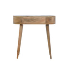 Albion Solid Mango Wood Console – Oak-Ish Finish
