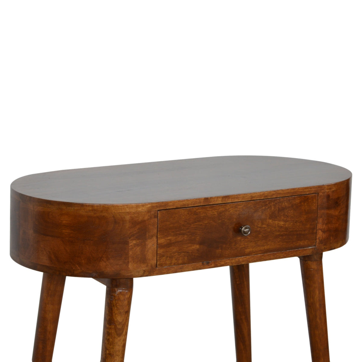 Albion Solid Mango Wood Console – Chestnut Finish