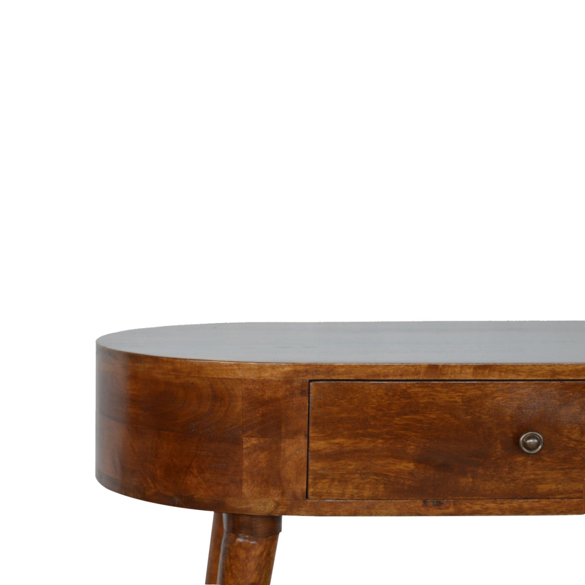 Albion Solid Mango Wood Console – Chestnut Finish