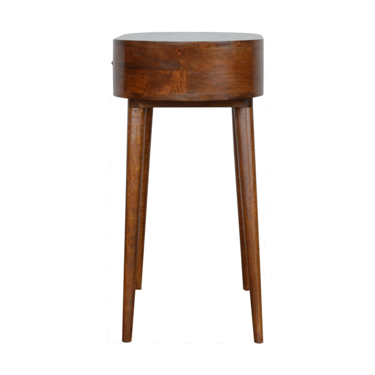 Albion Solid Mango Wood Console – Chestnut Finish