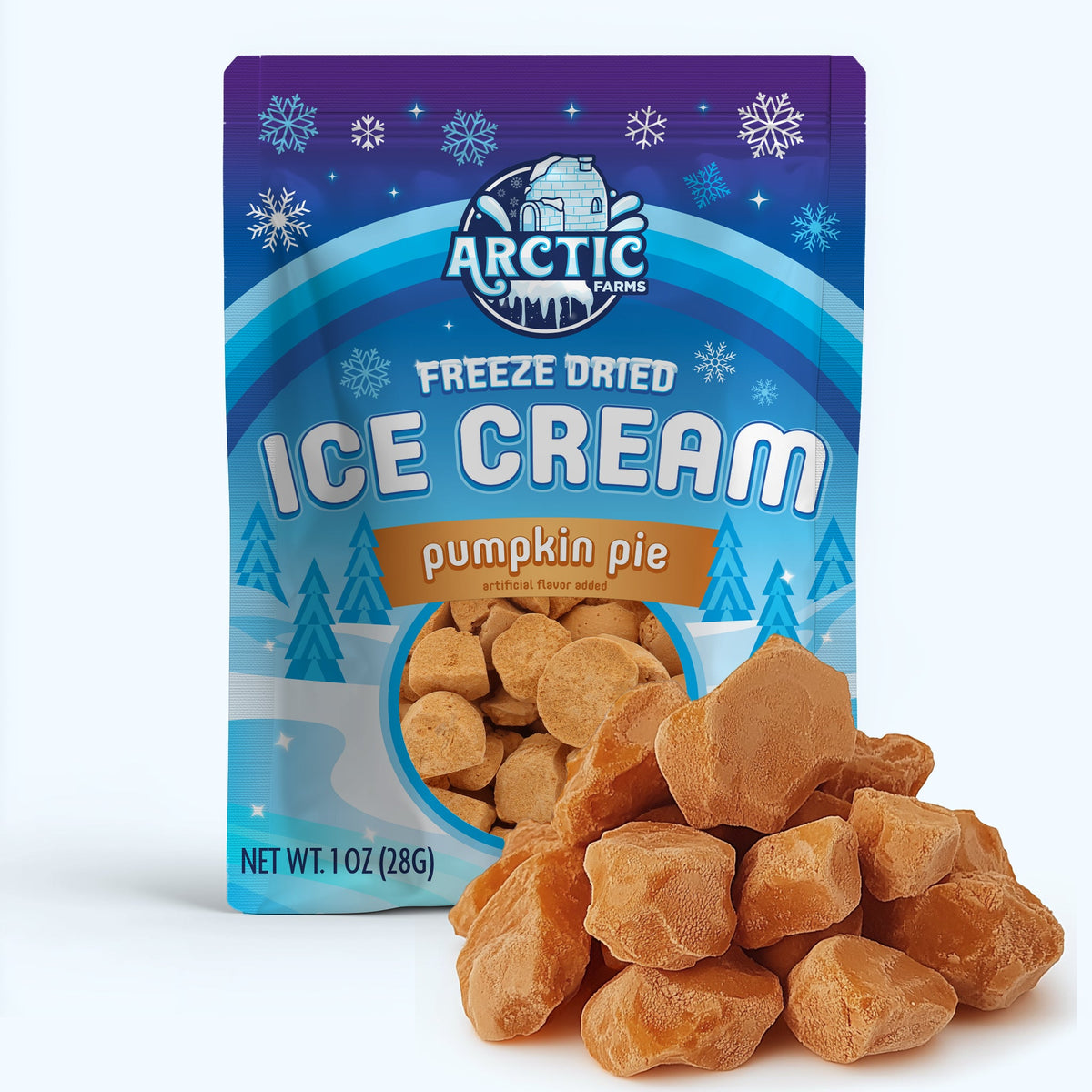 Freeze Dried Ice Cream That Does Not Melt (Bits) Pumpkin Pie