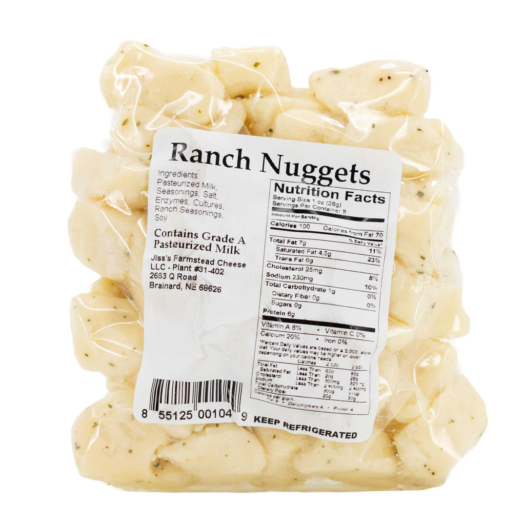 Cheese Nugget 6 Piece Sampler | Buffalo Wing, Dill, Ranch, Garlic, NY Cheddar, CA Garlic Pepper | Jisa's Farmstead Cheese