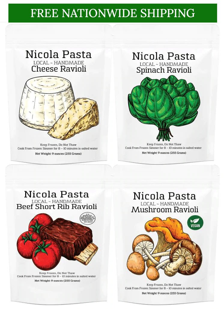 Ravioli Sampler - 4 Bags of Ravioli
