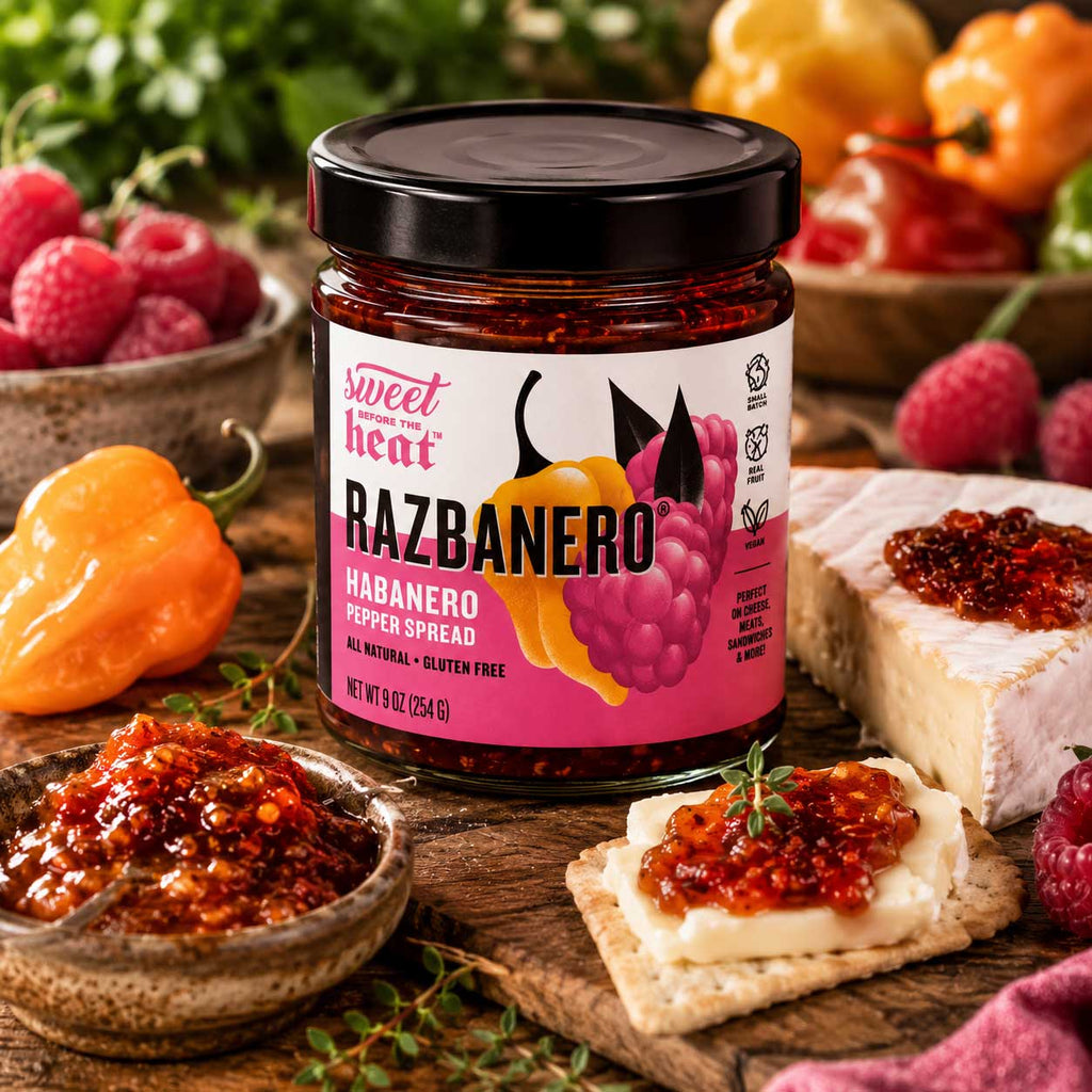 Razbanero Pepper Spread | Pack of 2 | 9 oz | Gluten Free | Chili Dawg's Foods of Fire