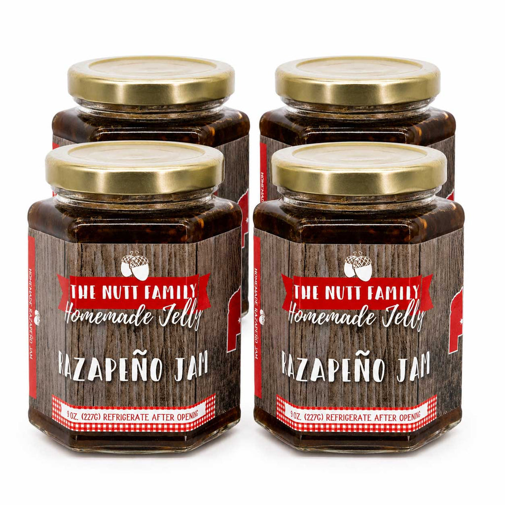 Razapeño Jam | Pack of 4 | 8 oz | Nutt Family Jams & Jellies