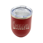 Stainless Steel Nebraska Engraved Stemless Wine Tumbler | 12 oz | Multiple Colors | RCK Creations & More