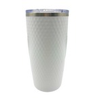Stainless Steel Vacuum Insulated Golf Tumbler | "It Takes A Lot Of Balls To Golf The Way I Do" | 20 oz | White | RCK Creations & More