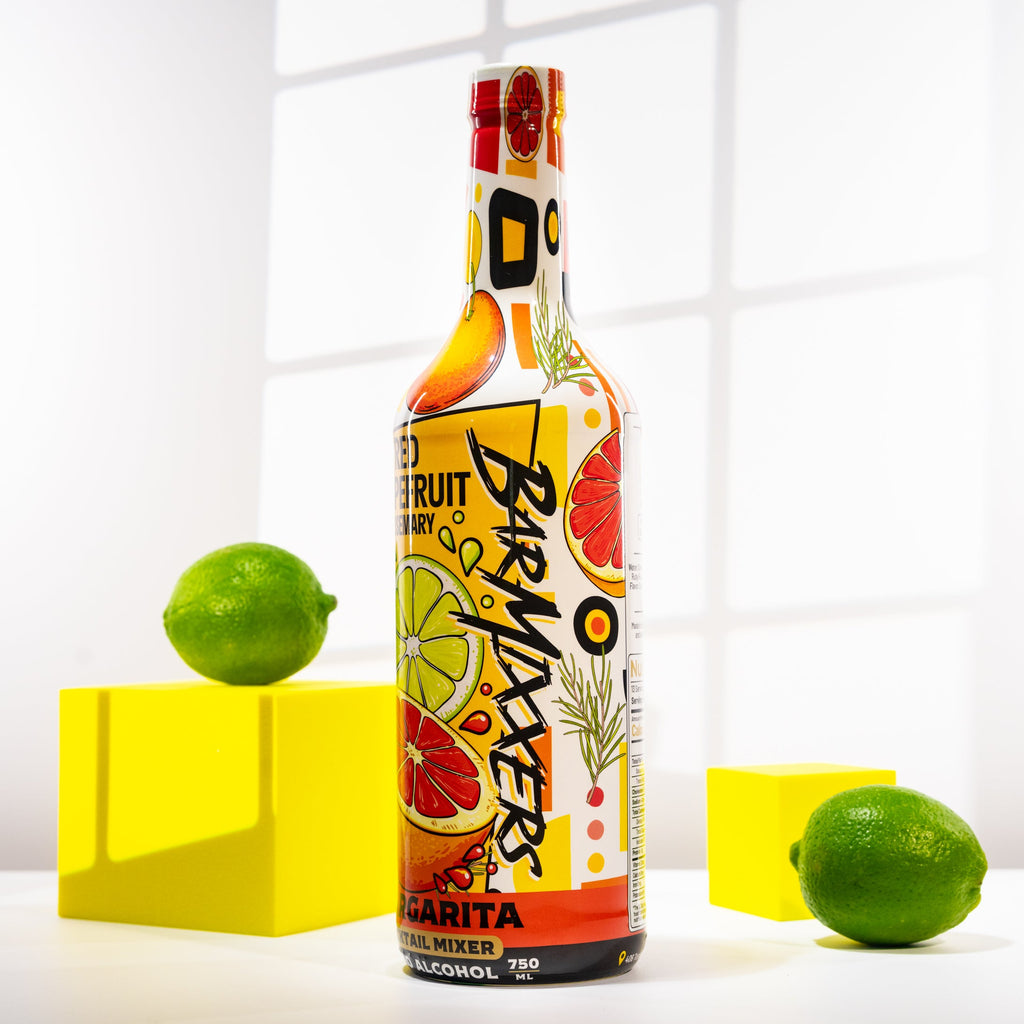 BarMixxers Premium Rosemary Ruby Grapefruit Elixir | Zero-Proof Botanical Mixer | 750ml