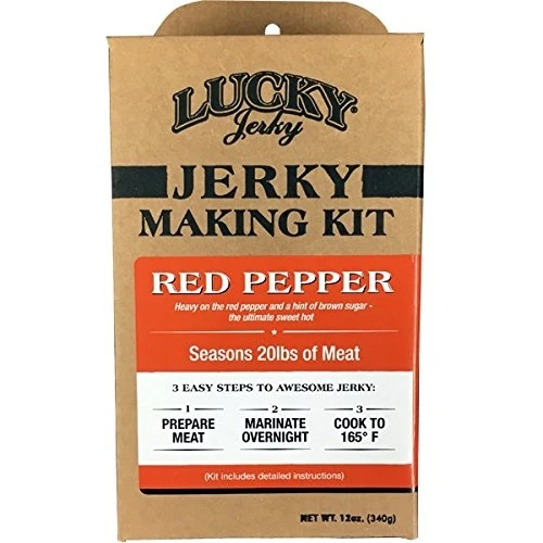 Red Pepper Jerky Making Kit | Pack of 3 | 12 oz | Nebraska Star Beef