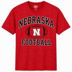 Youth Husker Football Red T-Shirt | Multiple Sizes | Blue 84