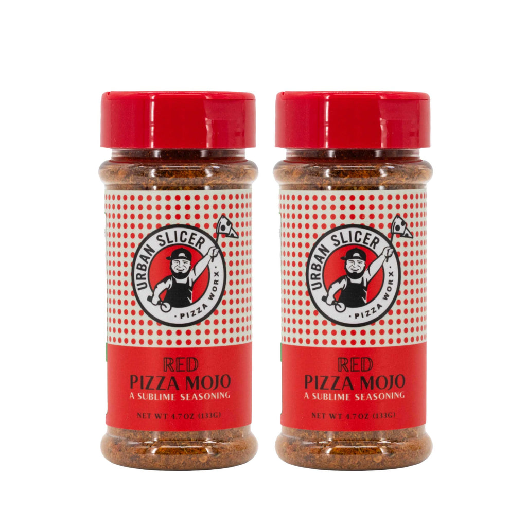 Red Pizza Mojo Pizza Seasoning | Pack of 2 | 4.7 oz | Urban Slicer Pizza Worx