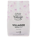 One Village Coffee Villager Medium Roast Whole Bean Coffee, 12 oz (Case of 6)