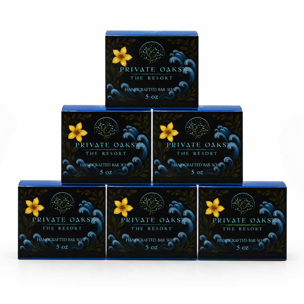 The Resort Bar Soap | Pack of 6 | 5 oz | Private Oaks Soap Co.