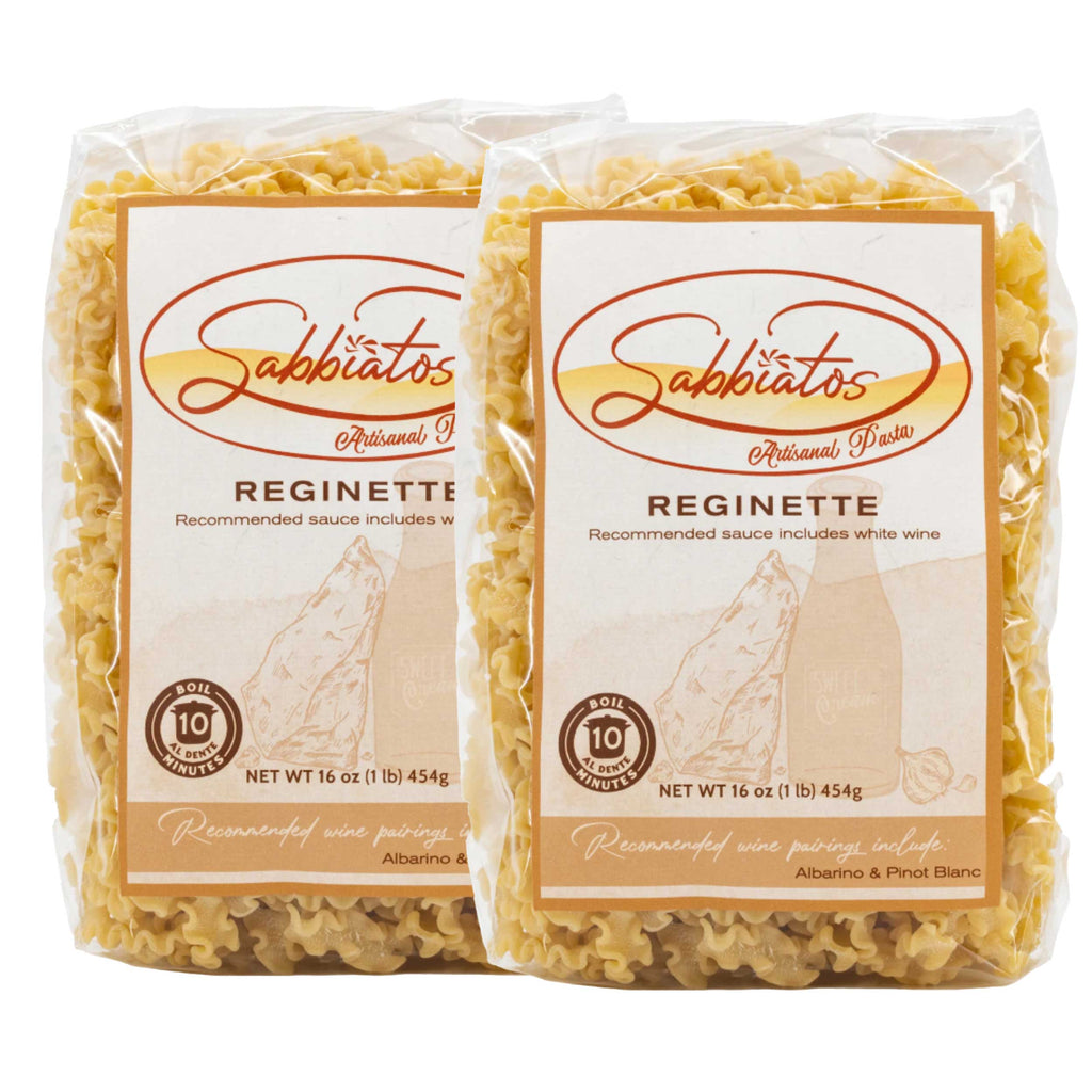 Reginette Pasta | 16 oz | Pack of 2 | Sabbiatos