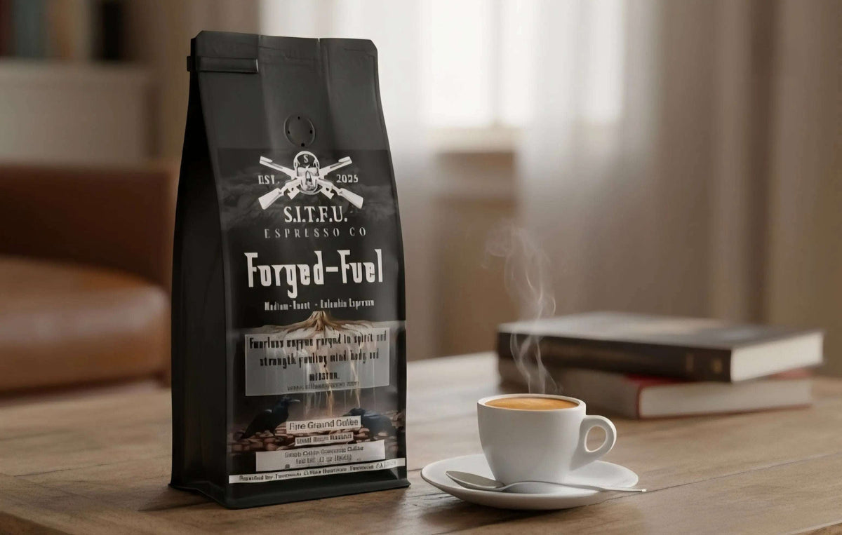 Forged Fuel Colombia Espresso.