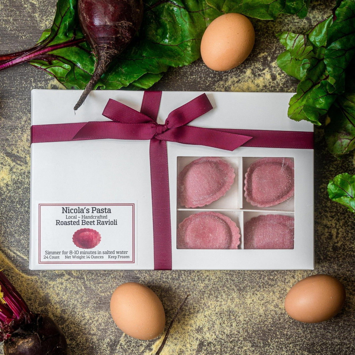 Roasted Beet Ravioli
