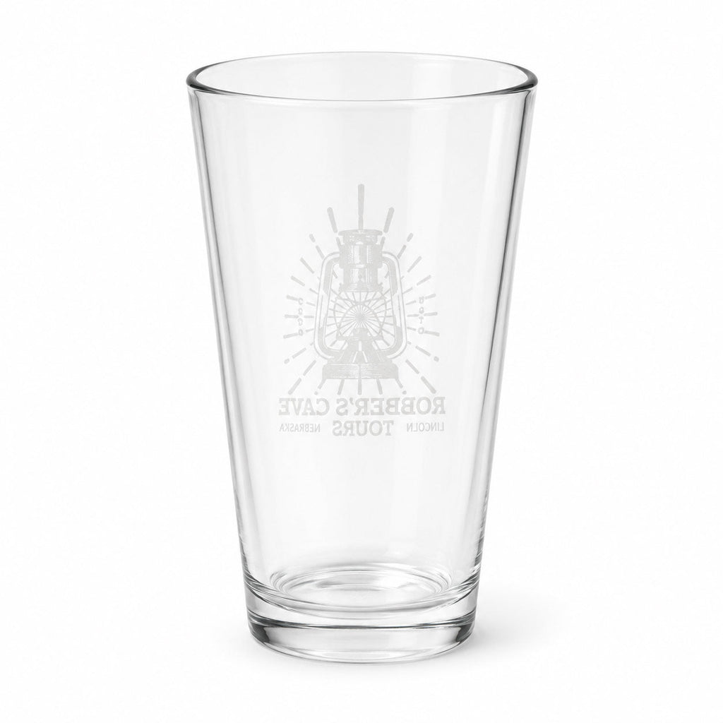 Robber's Cave Pint Glass | Pack of 4 | 16 oz | Robber's Cave