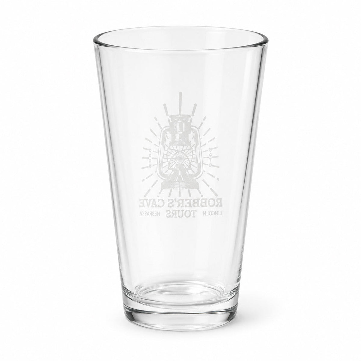 Robber's Cave Pint Glass | Pack of 4 | 16 oz | Robber's Cave