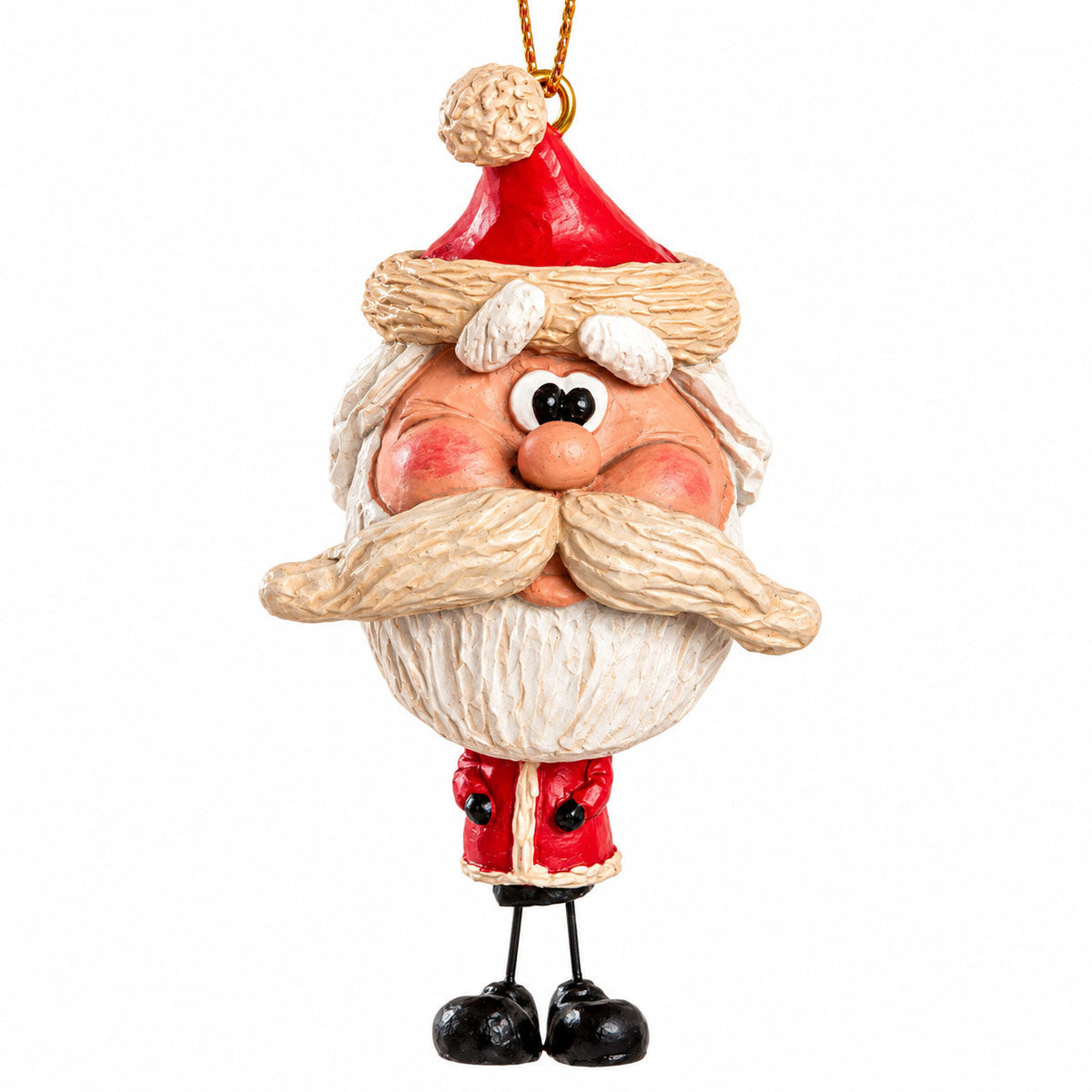 Rough Beard Santa Ornament | Bert Anderson Collection