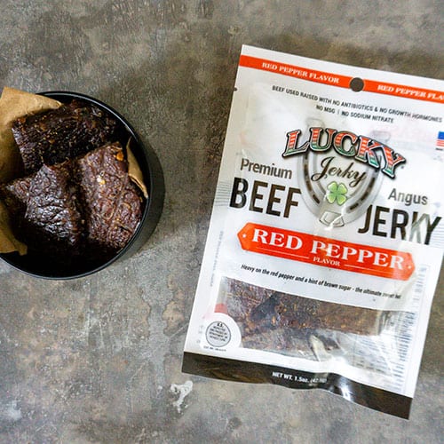 Red Pepper Beef Jerky | Pack of 6 | 1.5 oz | Shipping Included | Nebraska Star Beef