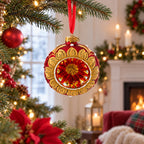 Red Ball Christmas Ornament