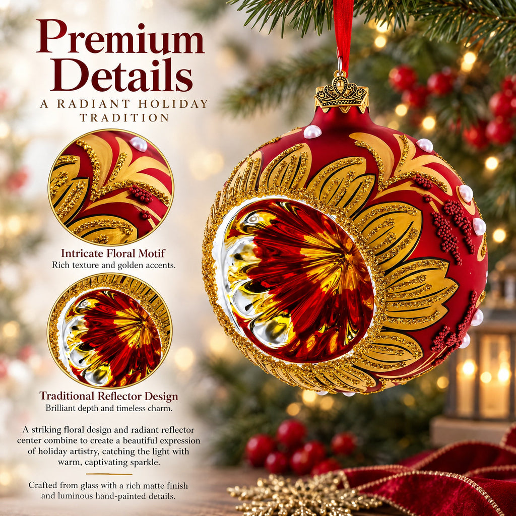 Red Ball Christmas Ornament