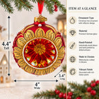 Red Ball Christmas Ornament