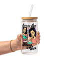Born To Read Glass Cups