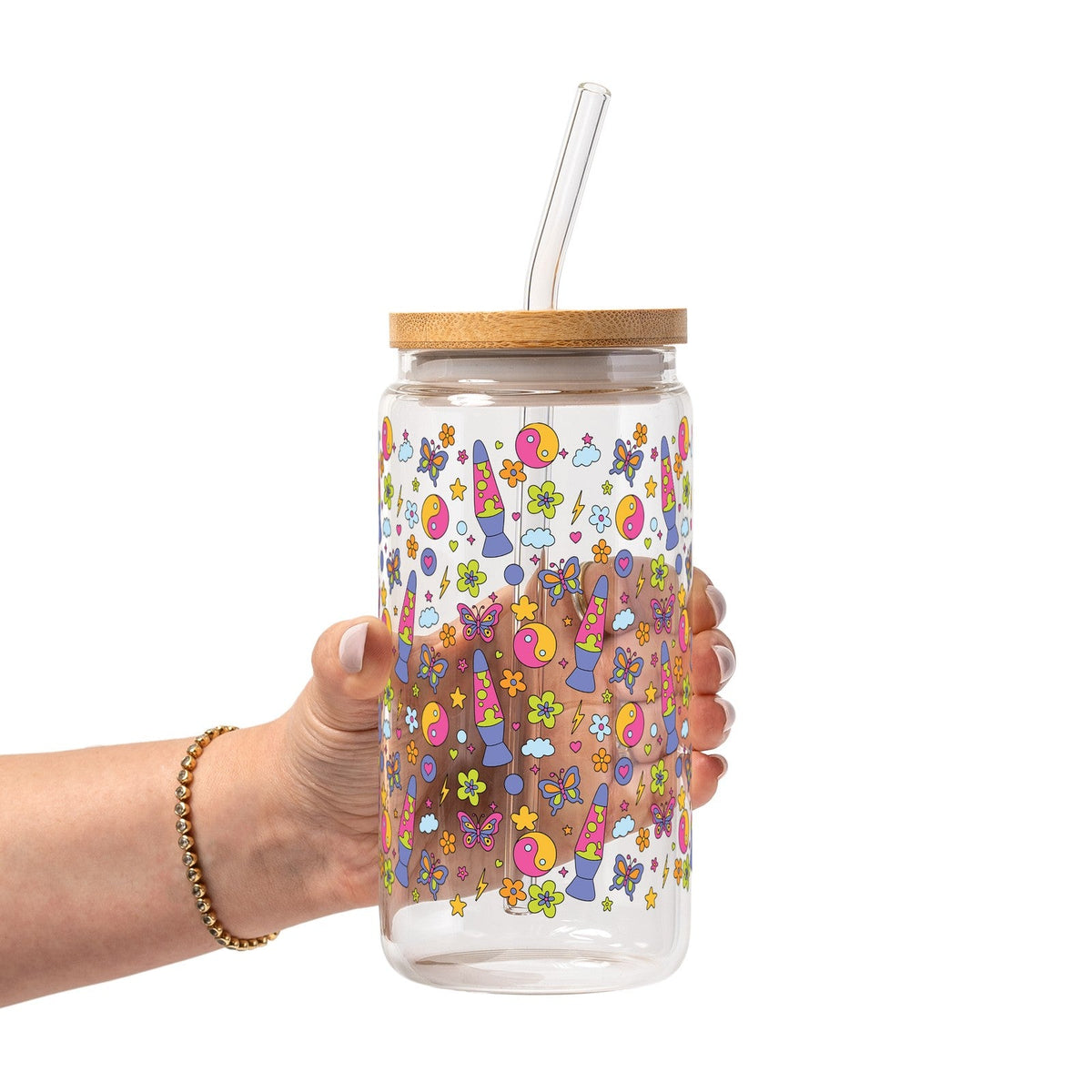 Groovy Lava Lamp Glass Cups