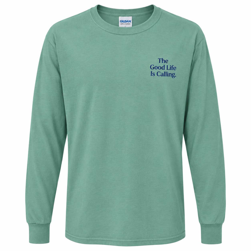 Nebraska Long Sleeve Shirt | Sage Green | Nebraska Department of Economic Development