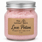 Whipped Salt Body Scrub | Love Potion | 8 oz | The Lather Barn