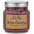 Whipped Salt Body Scrub | Wine Country | 8 oz | The Lather Barn