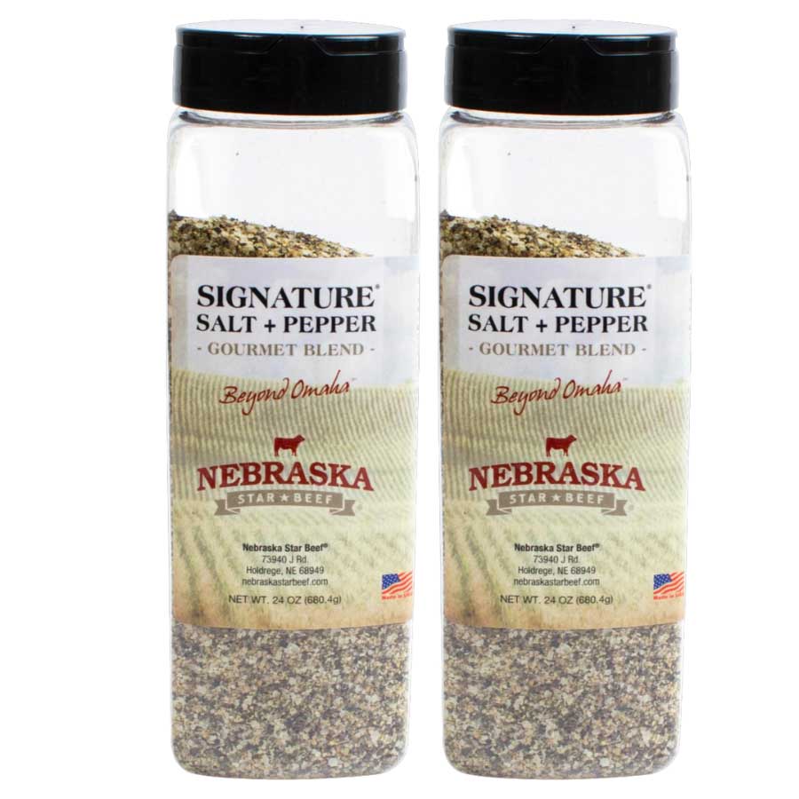 Salt + Pepper Blend | Pack of 2 | 24 oz | Nebraska Star Beef