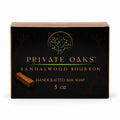 Sandalwood Bourbon Bar Soap | 5 oz | Private Oaks Soap Co.