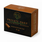 Sandalwood Bourbon Bar Soap | 5 oz | Private Oaks Soap Co.