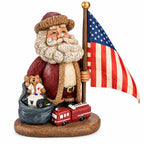 Patriotic Santa Figurine | Bert Anderson Collection