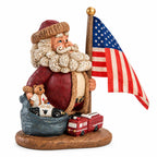Patriotic Santa Figurine | Bert Anderson Collection