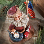 Patriotic Santa Figurine | Bert Anderson Collection