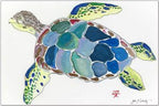 Sea Turtle Placemat | Beach House Coastal Table Decor