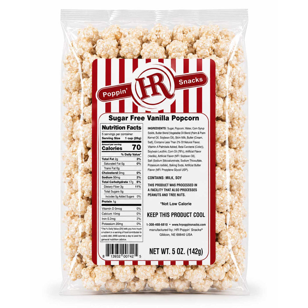 French Vanilla Popcorn | 5 oz | HR Poppin' Snacks