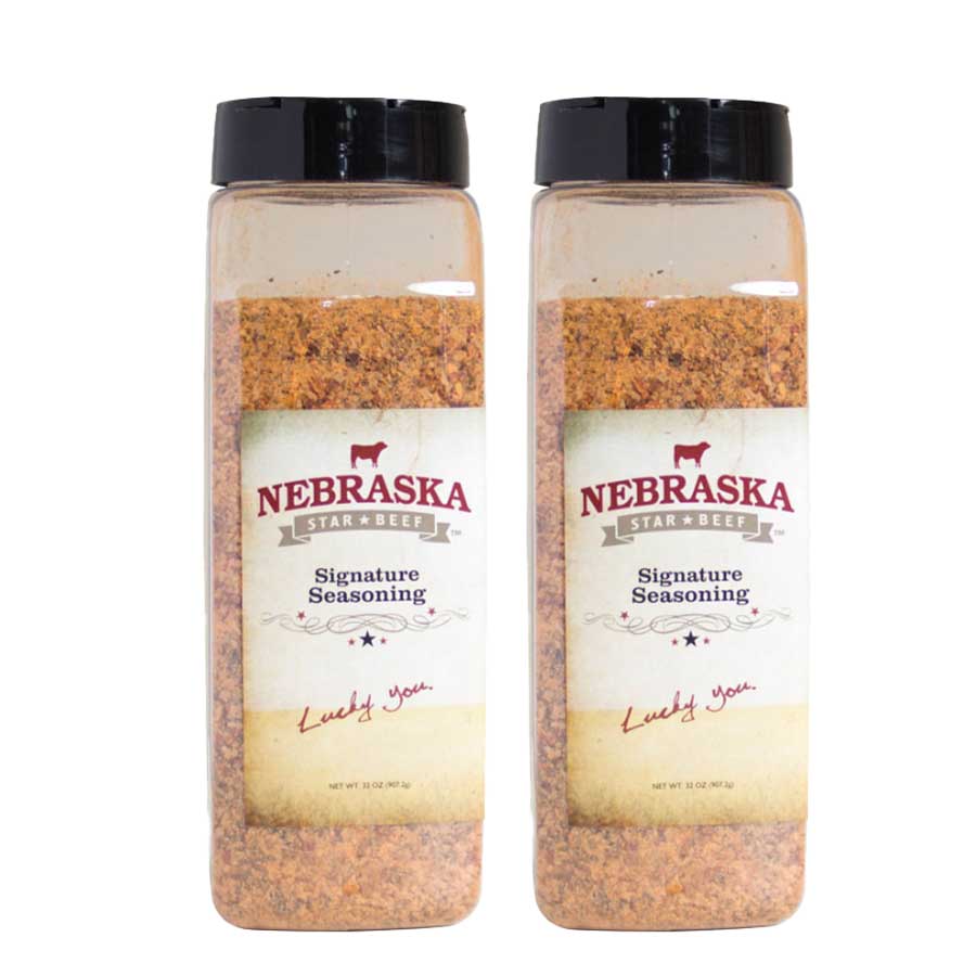 Signature Steak Seasoning | Pack of 2 | 32 oz | Nebraska Star Beef