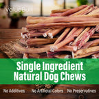 ValueBull Bully Sticks for Small Dogs, Thin 12 Inch, 25 Count