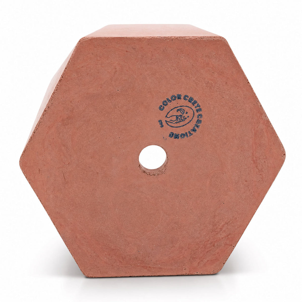 Hexagon-Shaped Plant Holder | 4" x 3.75" x 2" | Color Crete Creations