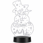 Let it Snow LED Lighted Plaque | Glowing Creation